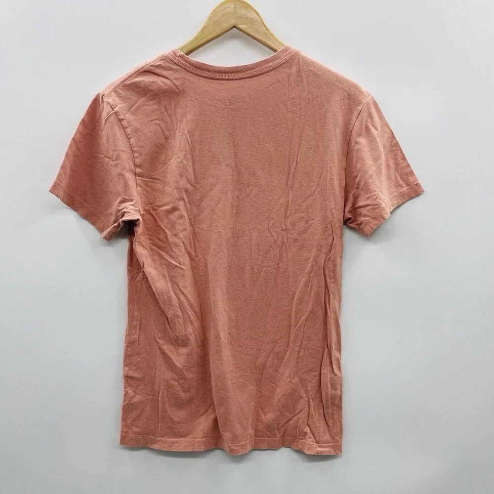 The North Face Mens Size Small Short‎ Sleeve Logo Graphic Tshirt in Orange 2283